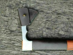 Walking Stick AXE | ROSE Wood Handle, Carbon Steel | Best Gift For Grand Parents