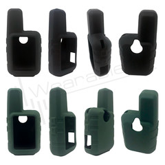 Wearable4U Garmin InReach Mini 2 Pack Silicone Protective Cases (Black/Khaki)