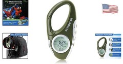 Advanced Hiking Altimeter & Compass for Accurate Weather Tracking on Trails