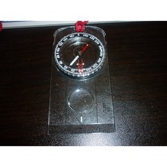 Silva Explorer Baseplate Compass with Magnifier and Lanyard for Hiking Camping