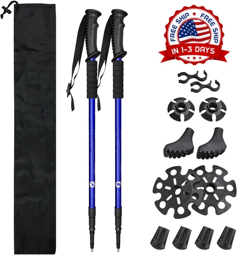 Bastones Ligeros Para Caminar Bastones Senderismo Ajustable Caminata Adultos