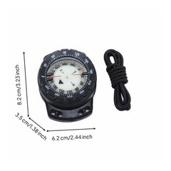 Bungee Compass Easy to Attach BCD Compass Precise Navigation for Divers