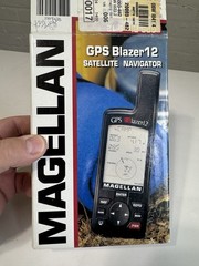 Magellan GPS Blazer 12 Satellite Navigator – tested & works – incl box & instr