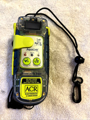 ACR GPS AQUALINK PLB-350C Personal Locator Pocket Size Rescue Beacon Model 2884