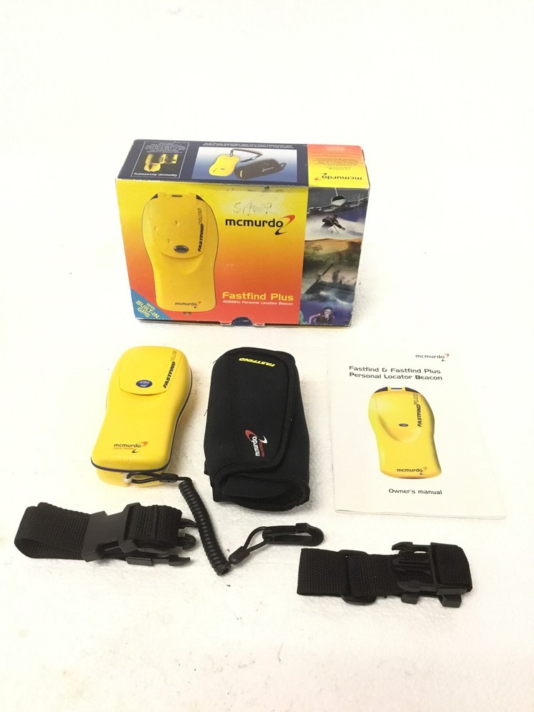 McMurdo FastFind Plus 406 GPS Personal Locator Beacon PLB WORKING FREE SHIPPING