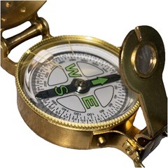 Vintage InspiredTrail Blazer Heritage Lensatic Compass Navigation Tool set of 2