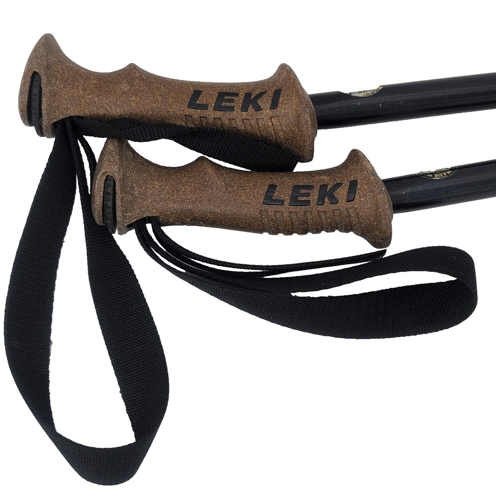 Leki Super Makalu Twist Triple Spring Cortec Trekking Poles 115-140cm Adjustable