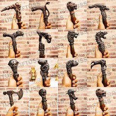 Choose Your Walking Stick With Diffrent Handles – Foldable Wooden Walking Stick