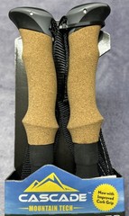 Brand New Cascade Carbon Fiber Trekking Poles Snow Dirt