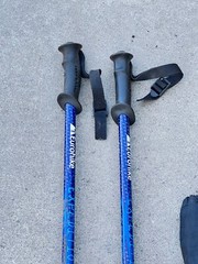Set of Eurokike Expedition Antishock Twistlock Trekking poles 105-135CM .. 18A