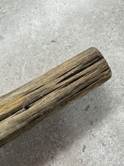 VTG Weathered Driftwood Skinny Tall Walking Stick 68″ Strong Staff OOAK Raw MN