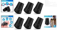 Durable Rubber Replacement Tips for Hiking Sticks – 6 Pcs for Ultimate Grip