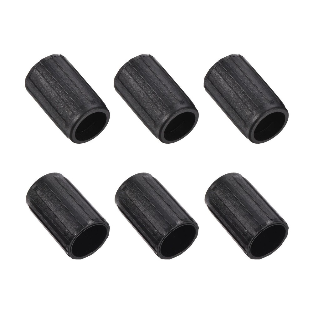 6Pcs 14mm Trekking Pole Tips Accessories Walking Stick Protector Replacement