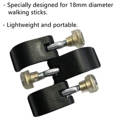 2 Pack Walking Pole Lock Handle, Climbing Pole External Lock Trekking Stick L…