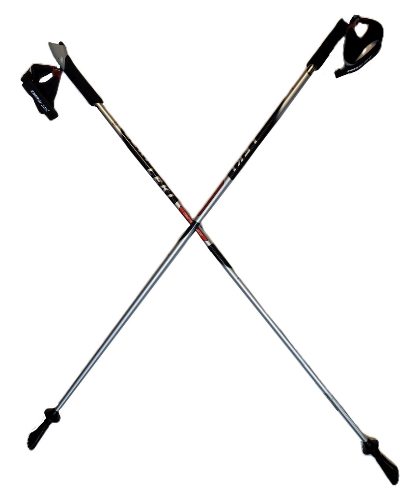 LEKI Nordic Walking Pacer Ultra Lightweight HM Carbon 120cm Silver