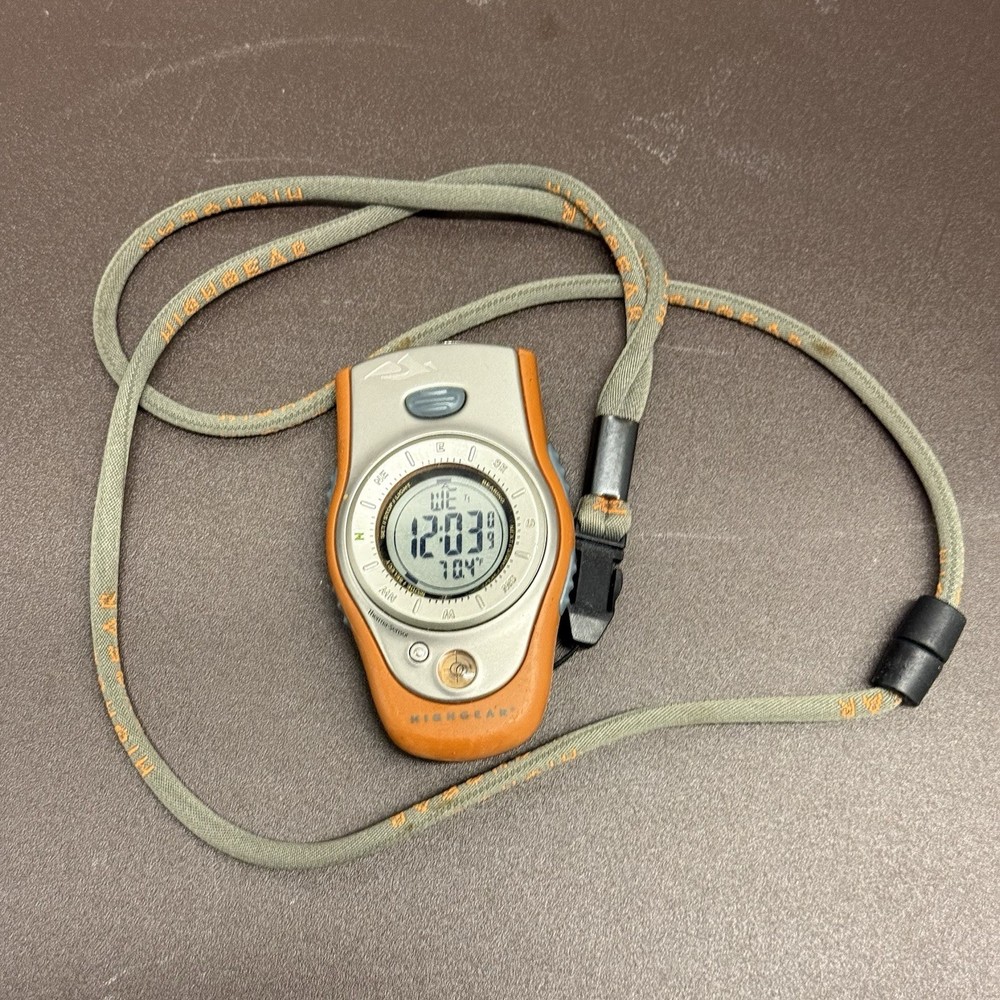 Highgear Terra Tech Digital Handheld Compass New Battery READ