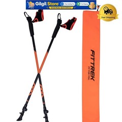 2-Pack Ultralight Aluminum Nordic Walking Poles – Ergonomic Adjustable Sticks