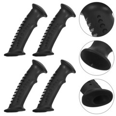 4 Pcs walking cane hand grip hiking pole handle replacement offset cane grips