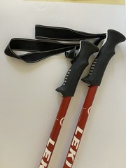 Leki Voyager Trekking Poles Red & Black – Size 110-145 cm – Gently Used
