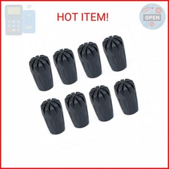 ANIUHL 8 Piece Rubber Trekking Pole Tips Hiking Walking Sticks Caps Ends Replace