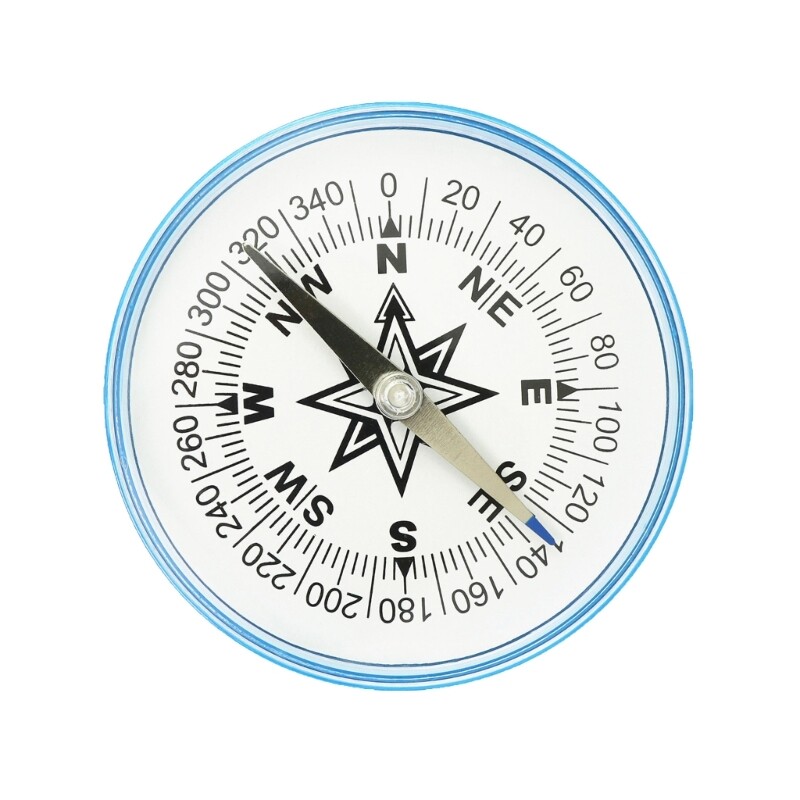 Round Camping Survival Compasses 100mm Large Pocket Compasses for Kids Learning