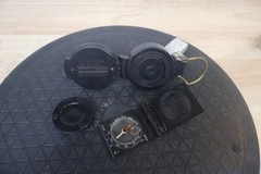 Vintage Silva Huntsman Sun Watch Sweden W/ Pathfinder Engineer Compasses Bubble