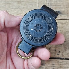 Engineer Lensatic Compass Black Military Style Hiking Camping Navigation