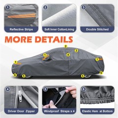 Coverlex All-Weather Mer-cedes-Benz C-Class Car Cover – Waterproof Heavy Duty…
