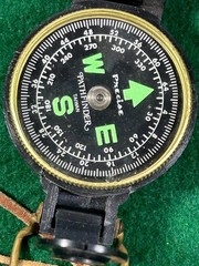 Vintage Precise Pathfinder Engineer Lensatic Compass