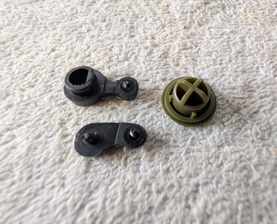 Lot of (3) GARMIN RINO 120 GPS power phone rubber and plastic covers