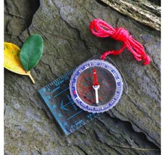 Liquid Filled Orienteering Navigation Map Compass Hiking Simple Camping Scouts