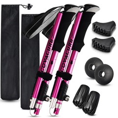 Covacure Hiking Poles Collapsible Trekking Poles – Aluminum Alloy 7075 Walkin…
