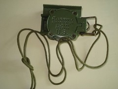 Cammenga Phosphorous US Military Compass Green Shockproof Lensatic Waterproof