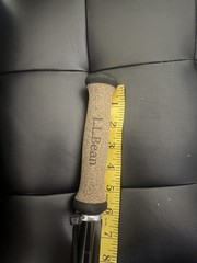 LL Bean fold up hiking trekking pole + case