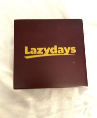 Lazydays Wooden Box Promotional/ Giveaway Compass RVing- This is Home