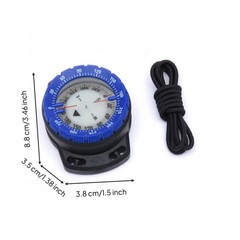 Bungee Compass Easy to Attach BCD 360-Degree navigationDegree Bezel for Divers