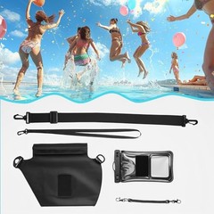 Waterproof Phone Pouch 8.3″ & Fanny Pack, Waterproof Phone Case Detachable