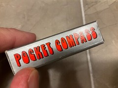 Vintage Compass Pocket Made In Japan Edge Mark Magnetic Sealed in box new