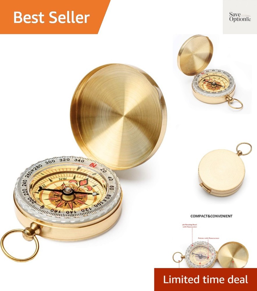 Camping Survival Compass Metal Compass Kids Compass for Hiking Camping Huntin…