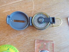Lot of 3 Compasses For Hiking, Camping: Brunton, Coleman Lensatic, Suunto