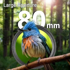 20-60×80 Spotting Scopes for Bird Watching, BAK4 Waterproof Spotting Dark Green