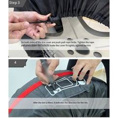 Spare Tire Cover Waterproof Dustproof Protective Case for For cars Trucks SUVs