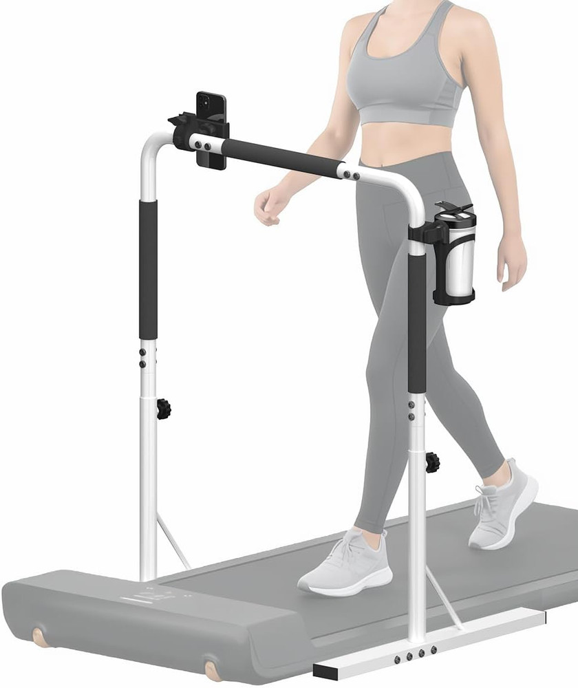 Walking Pad Handle Bar Only with Phone & Cup Holder, 31-45 Inch Adjustable Heigh