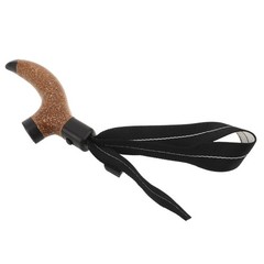Hiking Pole Handle: Cork Grip with Wrist Strap – Ergonomic Replacement Handle –