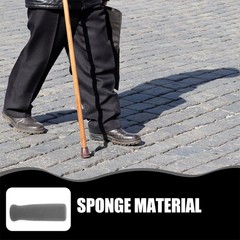Crutch Handle Grips for Daily Use by Elderly 2Set 4.3×1.4×1.4in