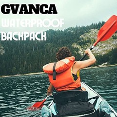 Waterproof Roll Top Kayak Dry Backpack, Floating Outdoor Dry Sack 35L Black