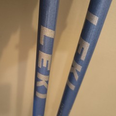 LEKI Walking Stick Nordic Instructor Fully Adjustable Walking Pole Light Blue