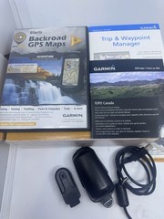Garmin Rino 520 HCx Handheld GPS 2 Way Radio W/ Accessories Tested Working