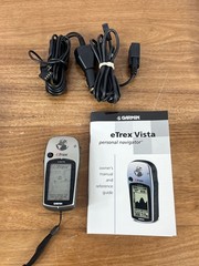 Garmin eTrex Vista Portable Handheld GPS Hiking Companion – With Box