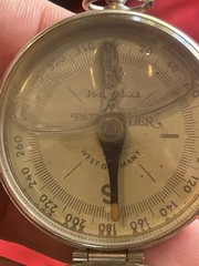 Vintage West German Liquid Filled Magnetic Compass Pathfinder